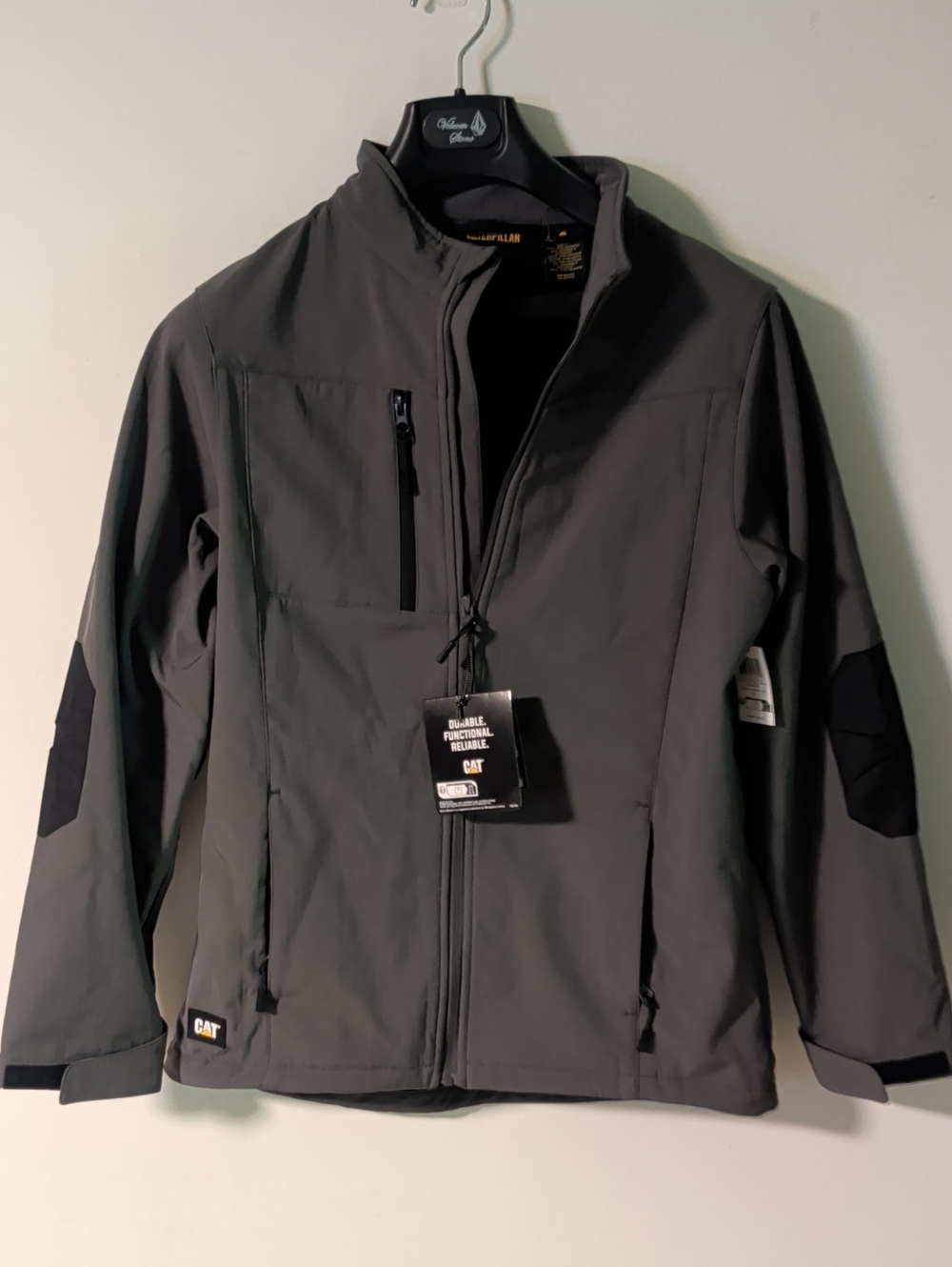 Caterpillar Gray Utility Softshell Jacket